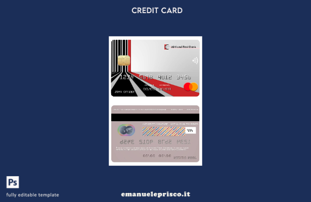 stile verificato Camerun Africa Modello di mastercard della prima banca